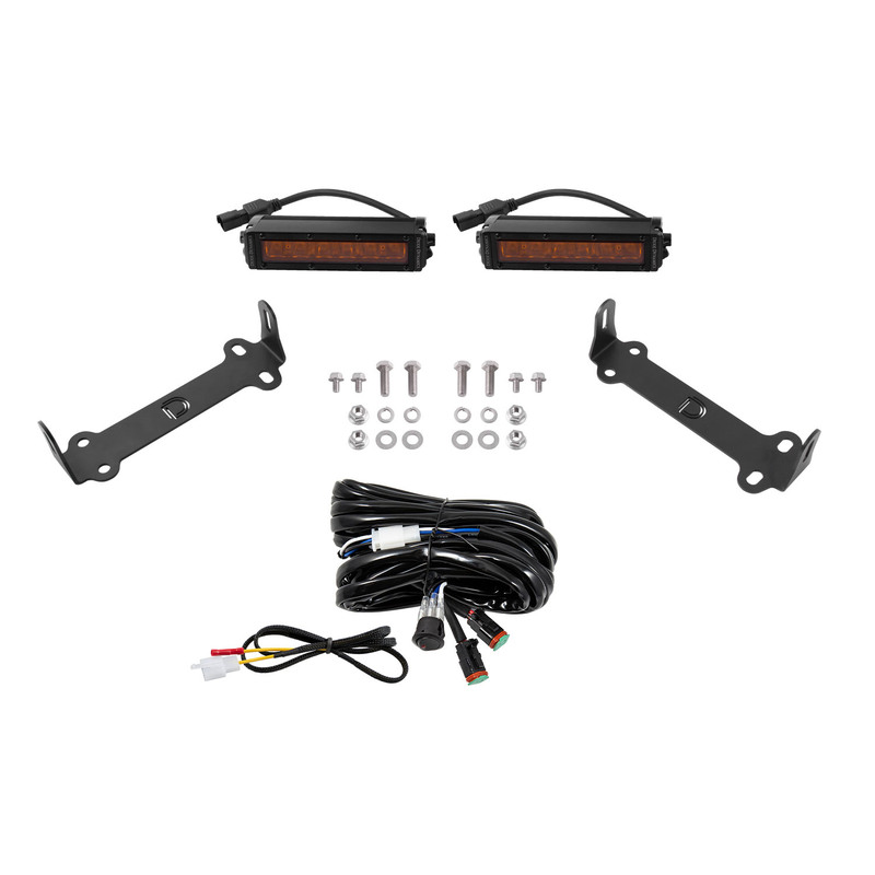  Diode Dynamics - SS6 SAE/DOT LED Lightbar Kit for 2014-2023 Toyota 4Runner, Amber Driving
